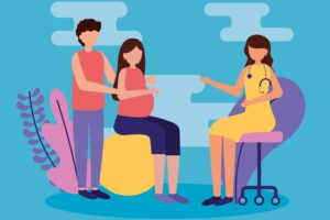 IVF specialist in Surat explaining treatment to couple