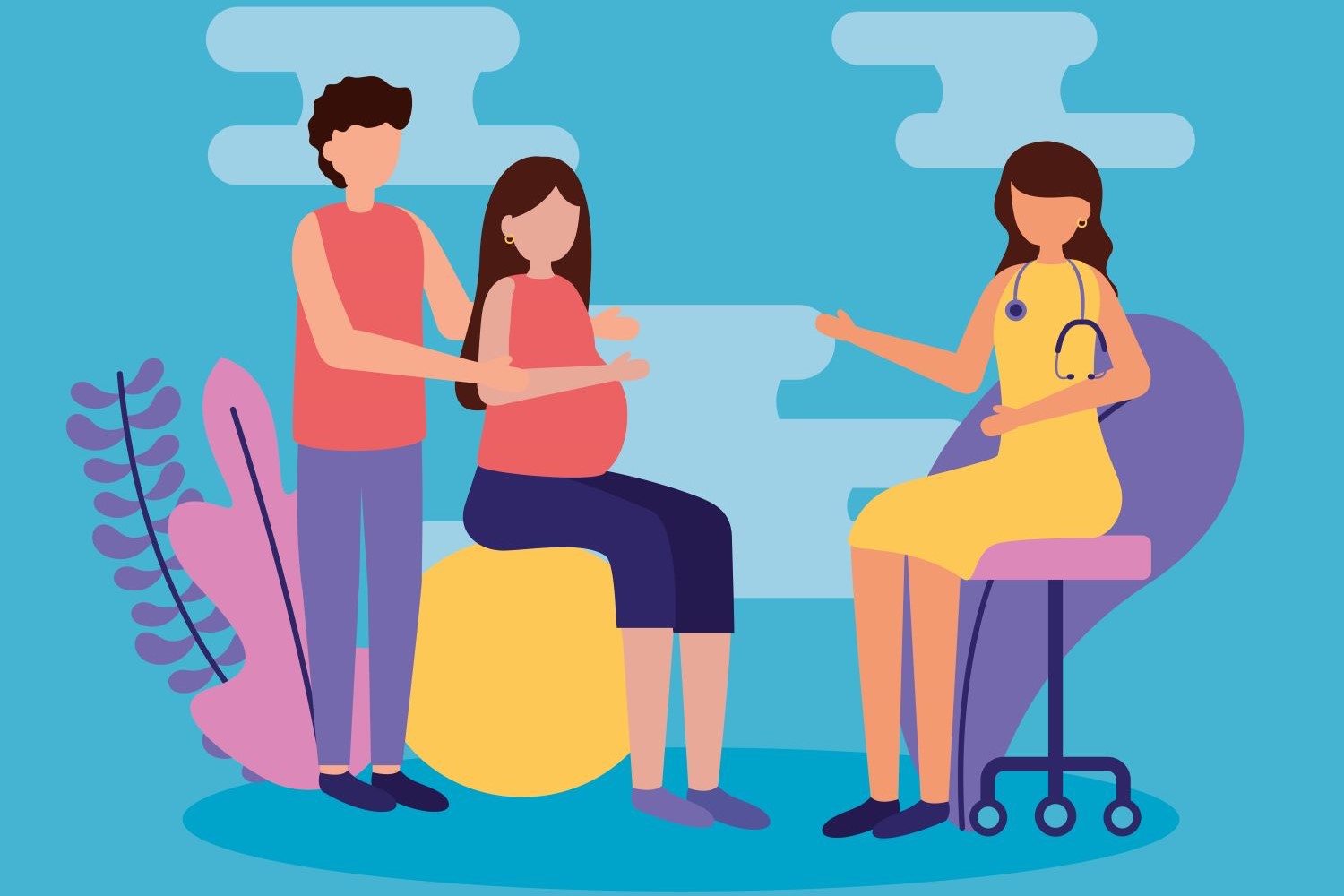 IVF specialist in Surat explaining treatment to couple